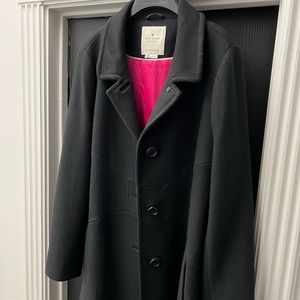 Kate Spade Peacoat Wool and satin. Like New . Size 14